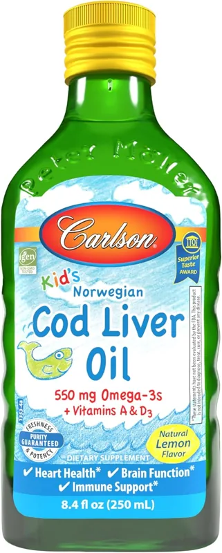 Kid's Cod Liver Oil, Lemon